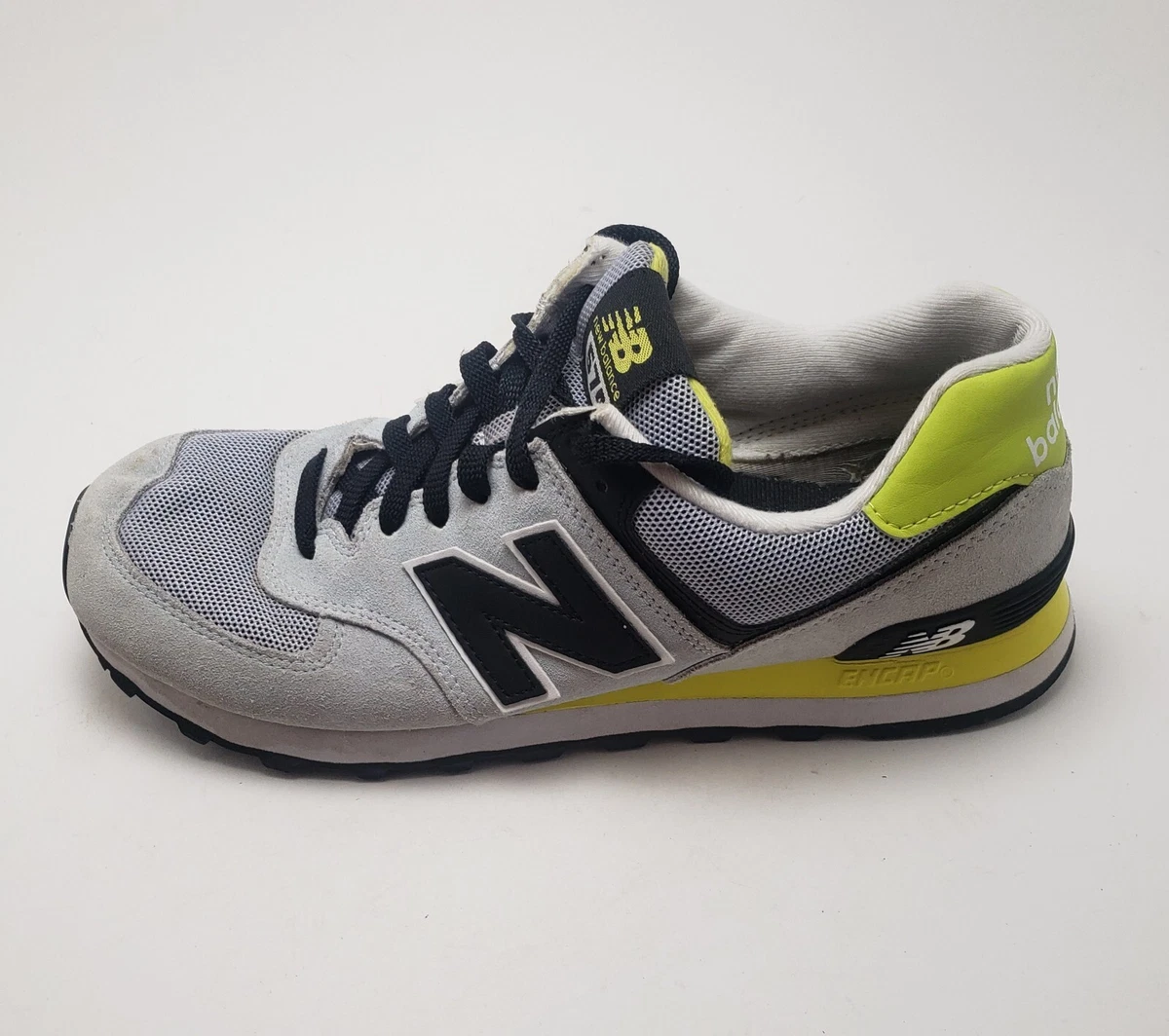 New balance 574 clearance black and yellow