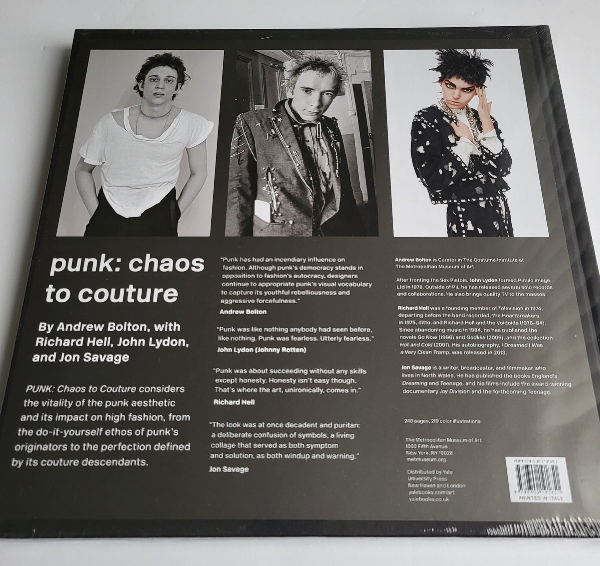 Punk: Chaos to Couture, Andrew Bolton, Richard Hell 2013