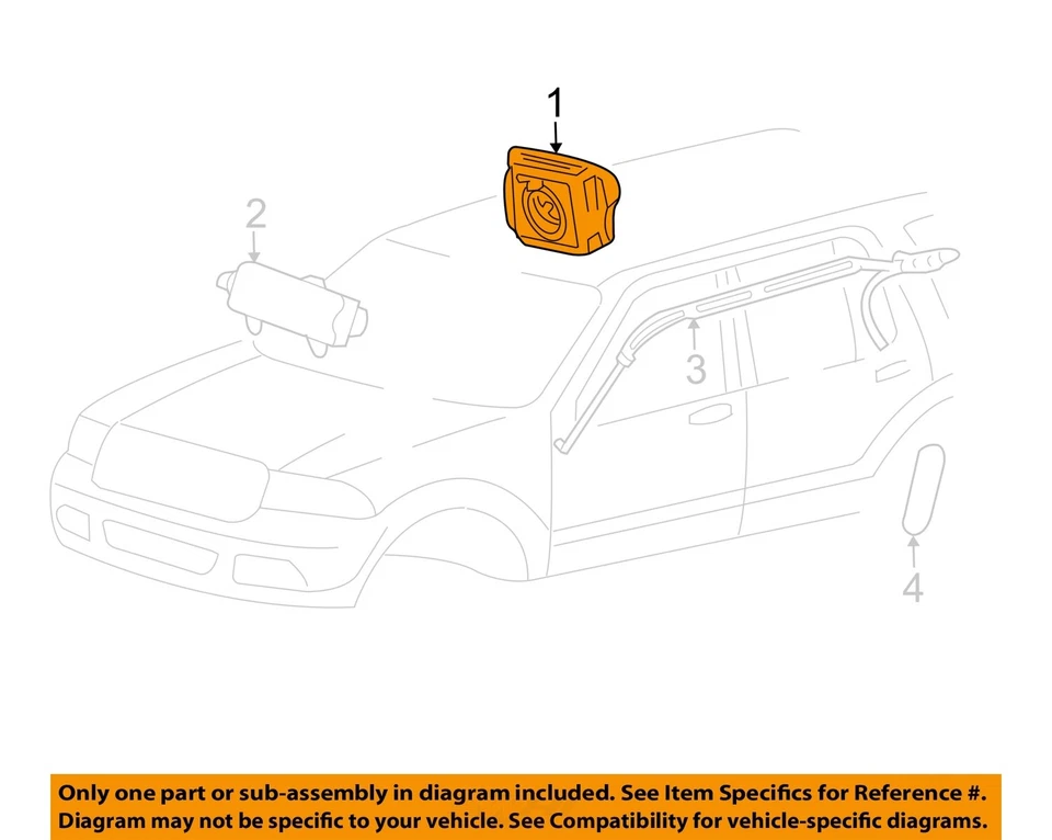 Used Steering Wheel Air Bag fits: 2010 Ford Expedition front driver wheel Grade Foto 3 de 4