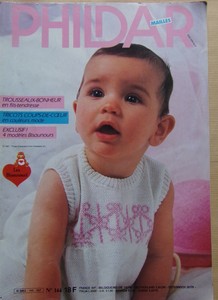 Catalogue Ancien Laine Tricot Phildar N 144 Bebe Layette 1987 Ebay
