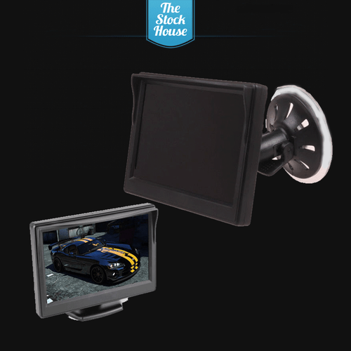 Cámara de reversión de luz de freno Chevrolet Express y monitor de succión de 5" trasero 03-16 - Imagen 8 de 11