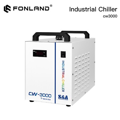 S&A CW3000TG CO2 Industrial Water Chiller for 80W 60WCO2 Laser Cutting Machine