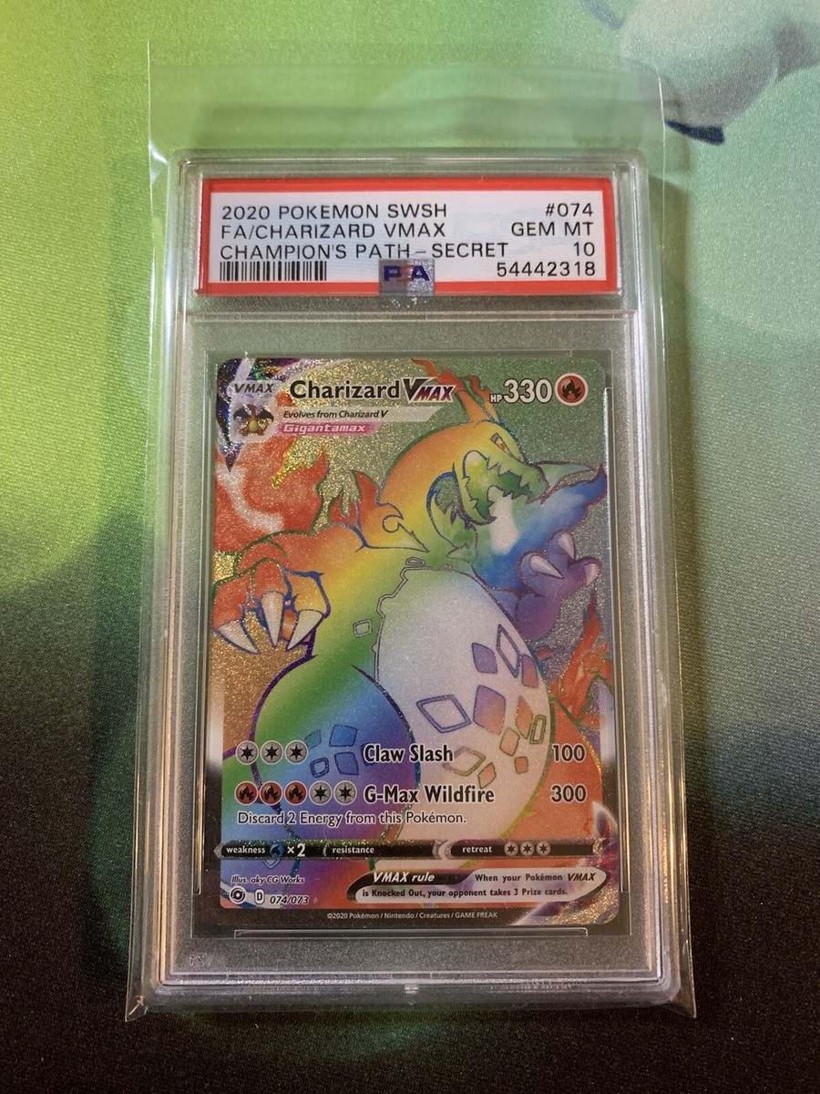 Pokemon - Charizard VMAX 074/073 Rainbow Secret Rare Pokemon - Charizard VMAX 074/073 Rainbow Secret Rare