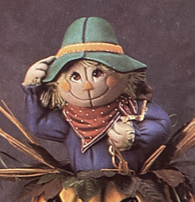 Kimple 1558 Ceramic Slip Mold Scarecrow Wiggler Fall Décor 6 Inch