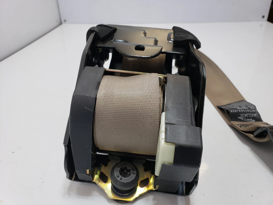 ✅ Cinturón de seguridad trasero central beige Jaguar XJ8 XJR 1998-2003 OEM Foto 4 de 4