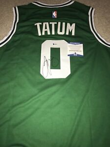 Jayson Tatum Signed Autographed Boston 