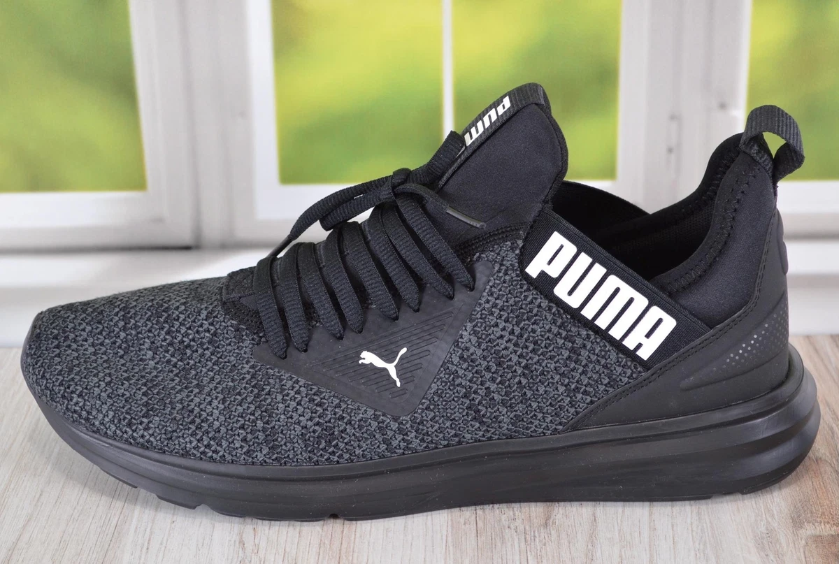 PUMA Men s ENZO BETA WOVEN V3 Grey Black Sneakers Shoes 9.5 NEW 376840 04