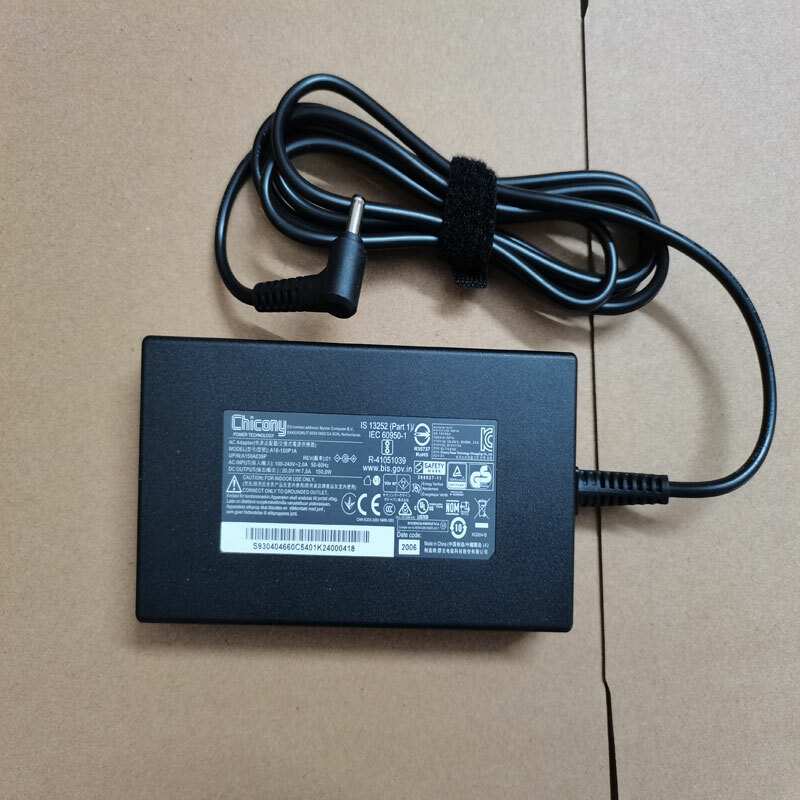 純正 MSI 180W F75 GL76 ACアダプター Chicony製 Original Chicony 180W AC Power Adapter For MSI Katana GF76
