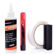 Grip Repair Kit for Regripping Golf Club Tapes, Solvent, Hook Blade, Vise Clamp
