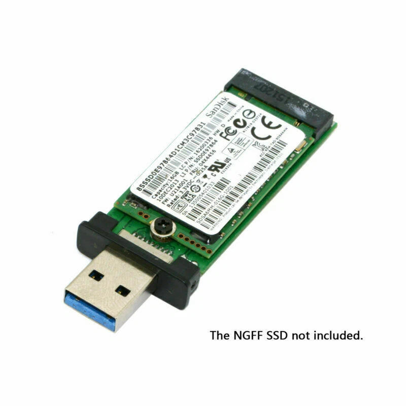 42mm NGFF M2 SSD to USB 3.0 External Adapter Card Flash Disk with  Case - Image 4 of 4