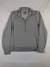 Patagonia Pullover Men's Medium Capilene 2 Lightweight Base Layer Half Zip Gray