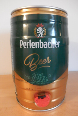 PERLENBACHER  5 L EMPTY BEER KEG  GERMANY