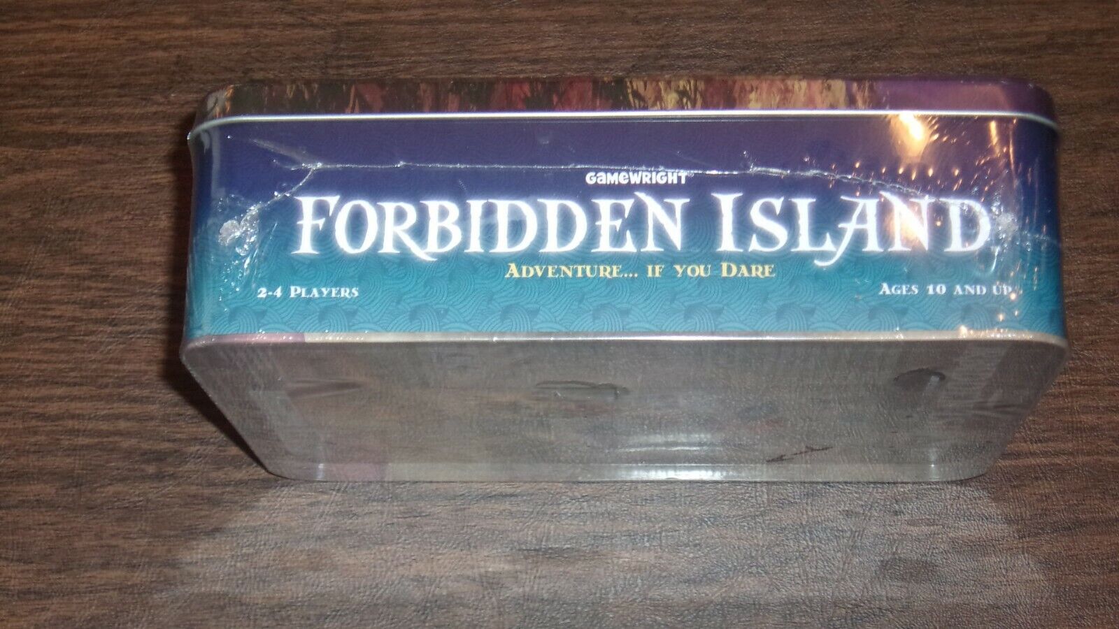 Forbidden Island Adventure Board Game Storage Tin 2-4 Players 2010  Gamewright