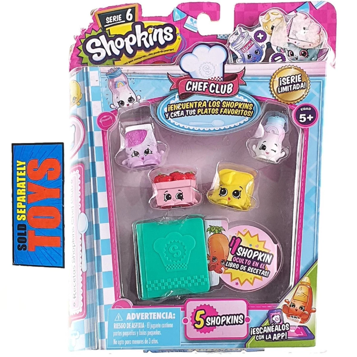 SHOPKINS CHEF CLUB 12 PACK LIMITED SEASON 6 