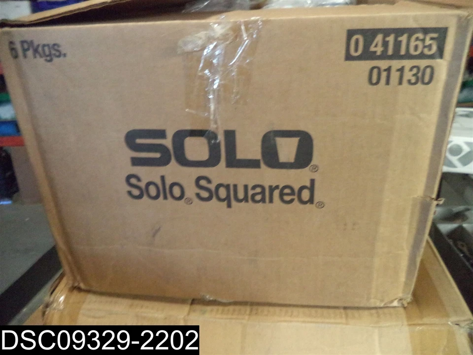 QTY=600 (6 Packs X 100) 041165 Silver 18oz. Squared Solo Cups 01130 SQ18100 - Image 4 of 4