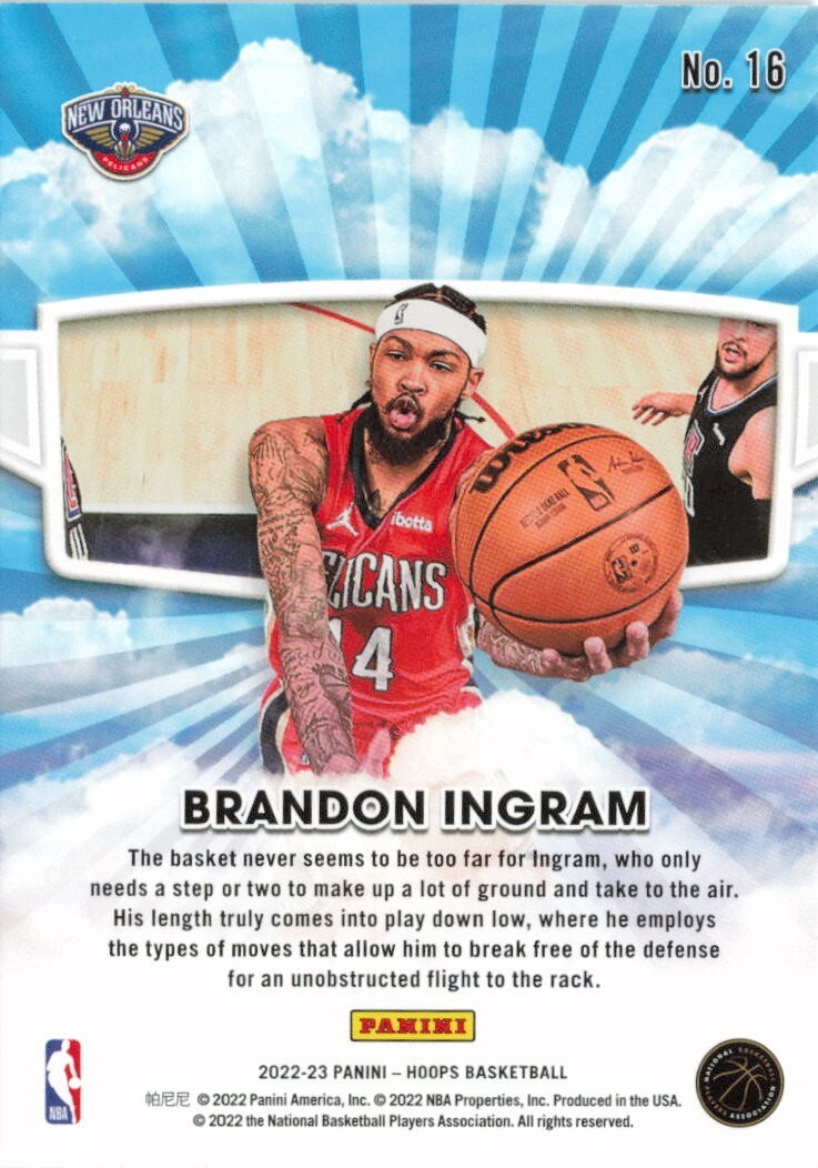 2022-23 Panini NBA Hoops Brandon Ingram SKYVIEW insert New