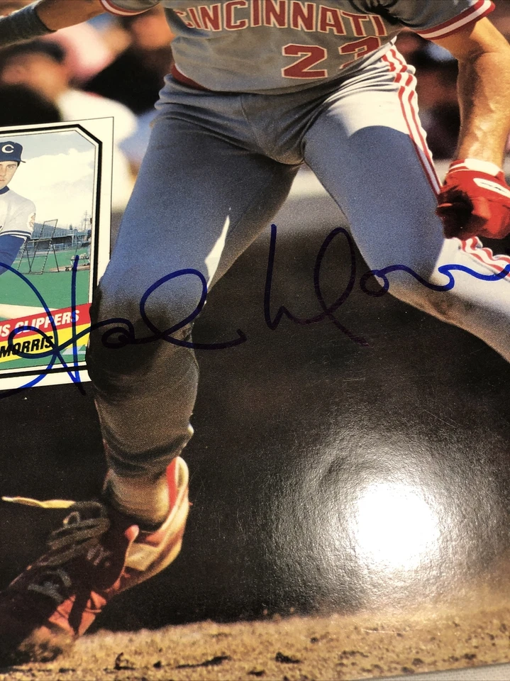 Hal Morris Beckett Future Stars Magazine Cover Cincinnati Reds SIGNED autograph - Image 2 of 2