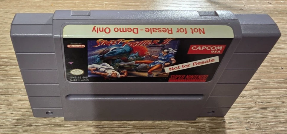Street Fighter II 2 NOT FOR RESALE NFR Demo Cart Only Super Nintendo SNES - Image 2 of 3