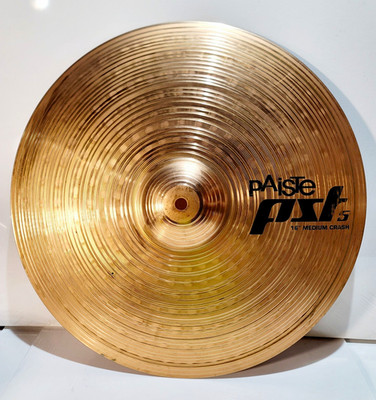 Paiste PST 5 16 in Medium Crash Cymbal - Crash Type, Includes 1 Cymbal