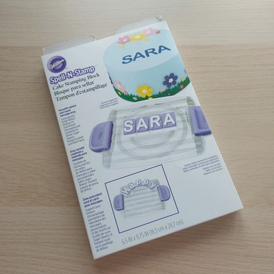 Wilton Cake Craft Tortendekoration Zauber-N-Stempel Tortenstempelblock unbenutzt & versiegelt