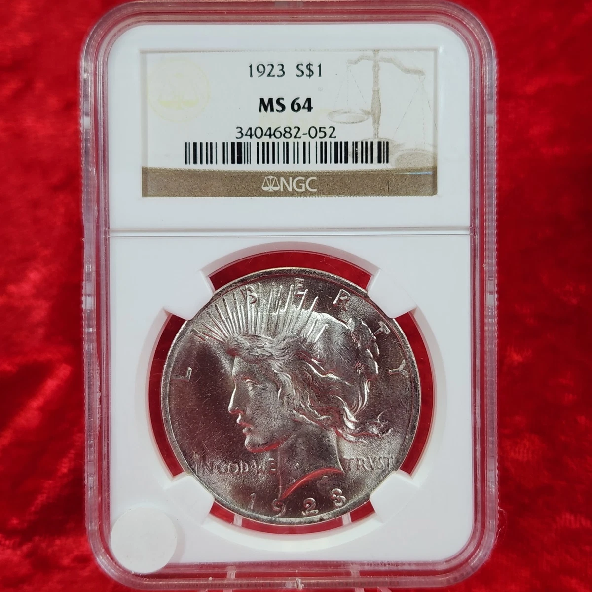 MS 64 Graded 1923 Year Peace Dollars (1921-1935) for sale | eBay