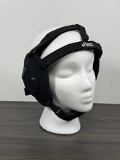 ASICS Wrestling Headgear Black Adjustable Ear Guard Adult Size S/M &ndash; Pre-Owned