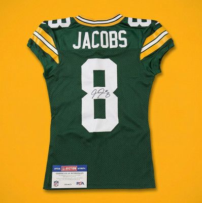   JOSH JACOBS    SIGNED & TEAM ISSUED Packers AUTHENTIC Jersey COA   ALL PRO