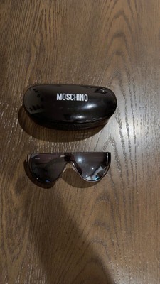 NEW MOSCHINO MOS 013/S 8079O BLACK GOLD GRADIENT AUTHENTIC SUNGLASSES 56-20