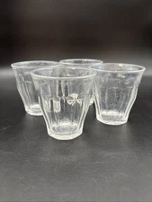 VINTAGE PICARDIE DURALEX 4 GLASSES  MADE IN FRANCE 3 1/2”  6 Oz.