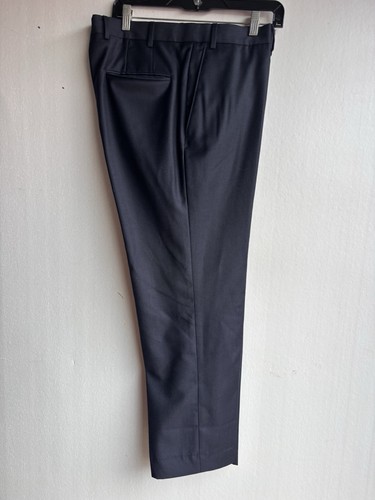 PAUL STUART  JOHN  WOOL BLUE  DRESS  PANTS  36