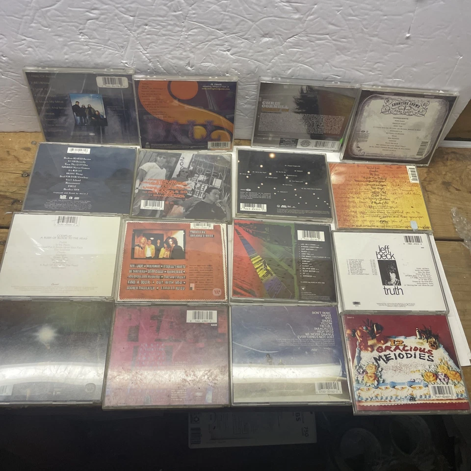 Alternative Rock Cd Lot 90s - STP Pearl Jam Chris Cornell Jeff Beck Pete Yorn G Foto 2 de 4