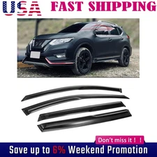 For Nissan Rogue 2014-2020 Window Visors Sun Rain Guards Vent Shade Deflector