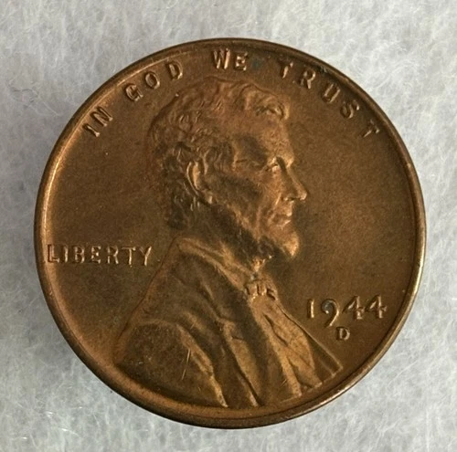 1944-D Lincoln Wheat Cent Penny Brilliant Uncirculated RB