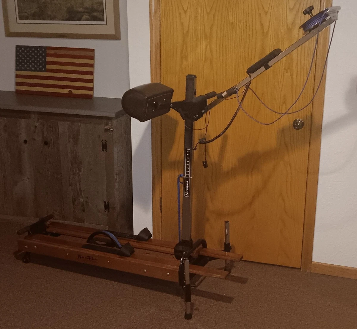 Pièce machine de ski NordicTrack Pro volant d'inertie avec un