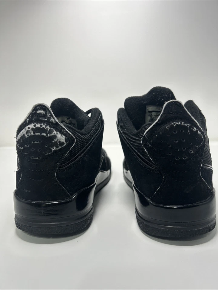 Tênis de basquete Jordan Courtside 23 masculino tamanho 8 triplo preto - Imagem 4 de 4