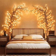Bexdir Enchanted Willow Vine Lights 9.3ft 160LED, Vines for Home Decor Lighted T