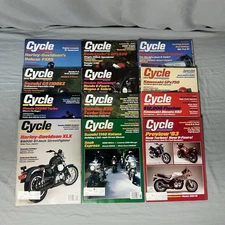 Cycle Magazine 1982 Complete Year Harley-Davidson Honda Yamaha Kawasaki Suzuki