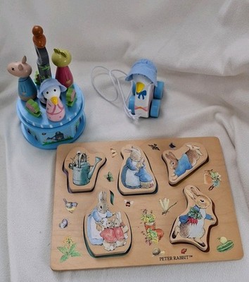 Peter Rabbit Orangenbaum Spielzeug Musikkarussell Jemima Pfützenente mehr zum Mitziehen