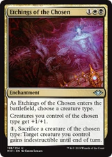 MTG Etchings of the Chosen - Foil, Modern Horizons, Lightly Played, English