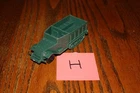 Vintage Marx Dark Forest Green Army Half-Track H - MPC