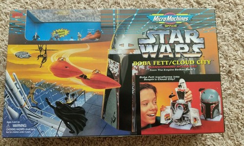 RARE! Star Wars Micro Machines Space - **Boba Fett/Cloud City** Playset 1996  - Picture 1 of 7