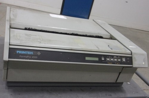 Printek Formspro 4500 90483 Dot Matrix Printer SEE NOTES