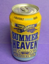 NEW CRAFT TWO ROADS SUMMER HEAVEN SHARK JAWS IPA BEER CAN STRATFORD CONNECTICUT