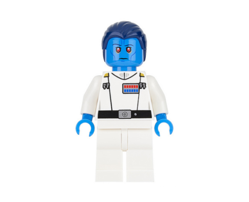 Lego Admiral Thrawn 75170 The Phantom Rebels Star Wars Minifigure  - Picture 1 of 2