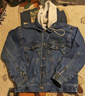 VINTAGE Todays News Jacket Men's L Hooded Sweatshirt Lined VINTAGE Todays News Jacket Men's L Hooded Sweatshirt Lined