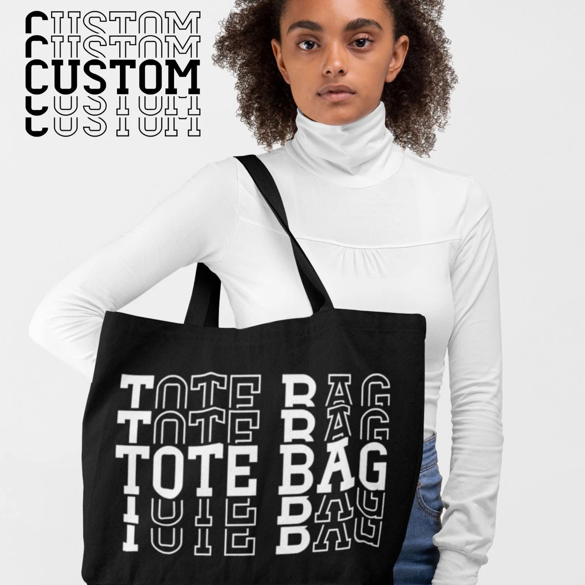 Custom Tote Bags - Add Your Logo 