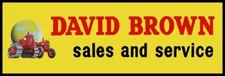 David Brown Tractors Sales & Service New Metal Sign: 6 x 18 - Free Shipping
