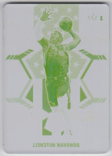 2023 Panini 2021-22 Mosaic Donovan Mitchell Base National Pride Yellow Plate 1/1