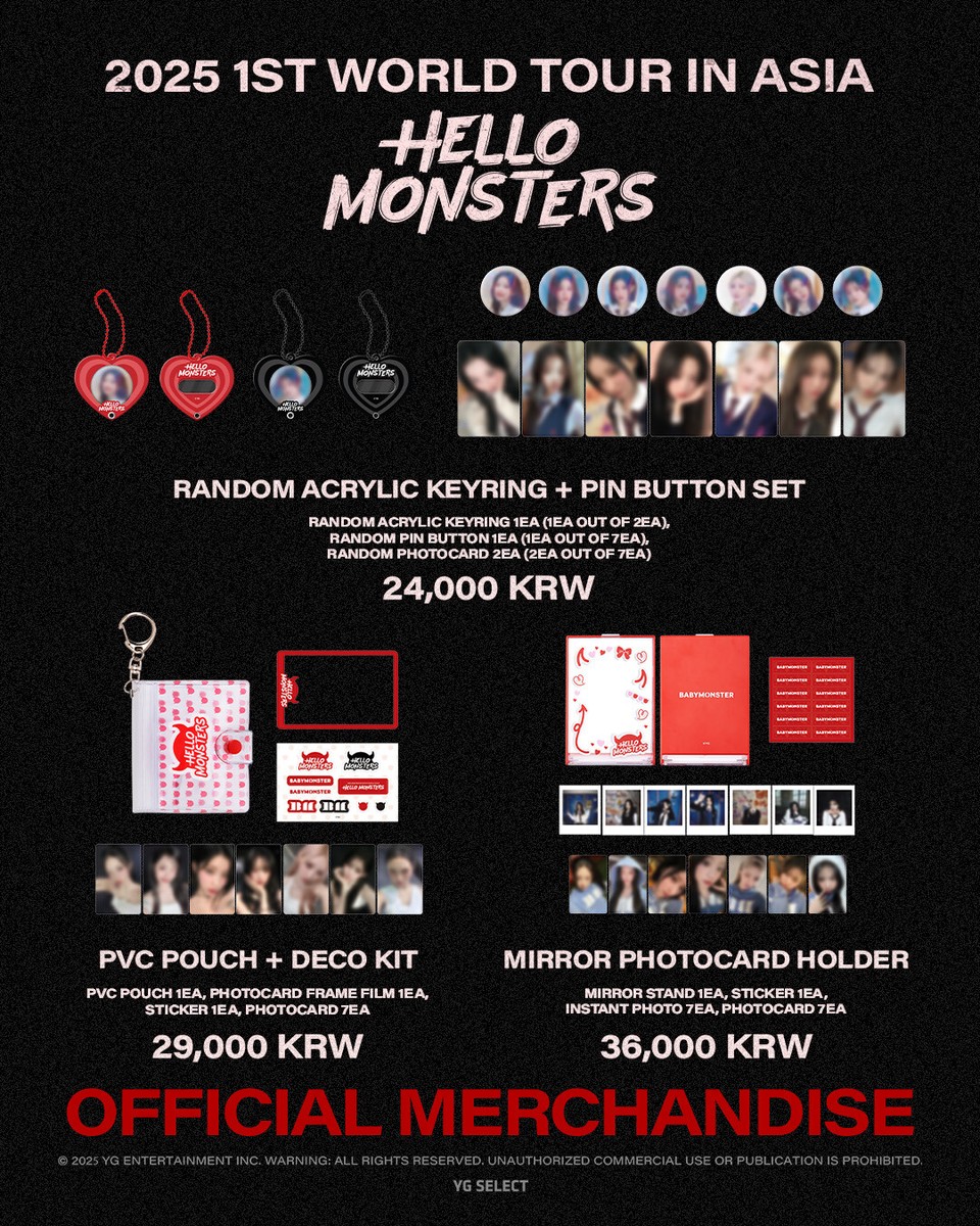 2025 BABYMONSTER 1st WORLD TOUR HELLO MONSTERS IN ASIA