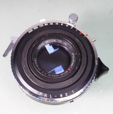 GOERZ APOCHROMAT RED DOT ARTAR 10 3/4" (273mm) F/9 LENS W COPAL NO. 1 SHUTTER